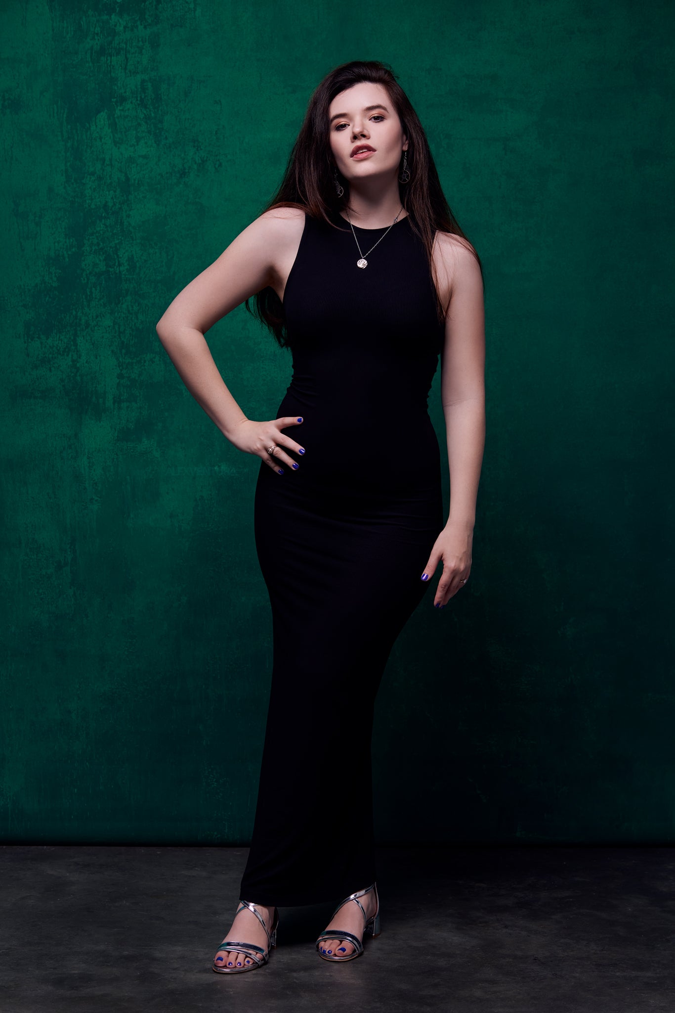 IN STOCK-Clotstudio Abstract Green Spray Textured Hand Painted Canvas Backdrop #clot46