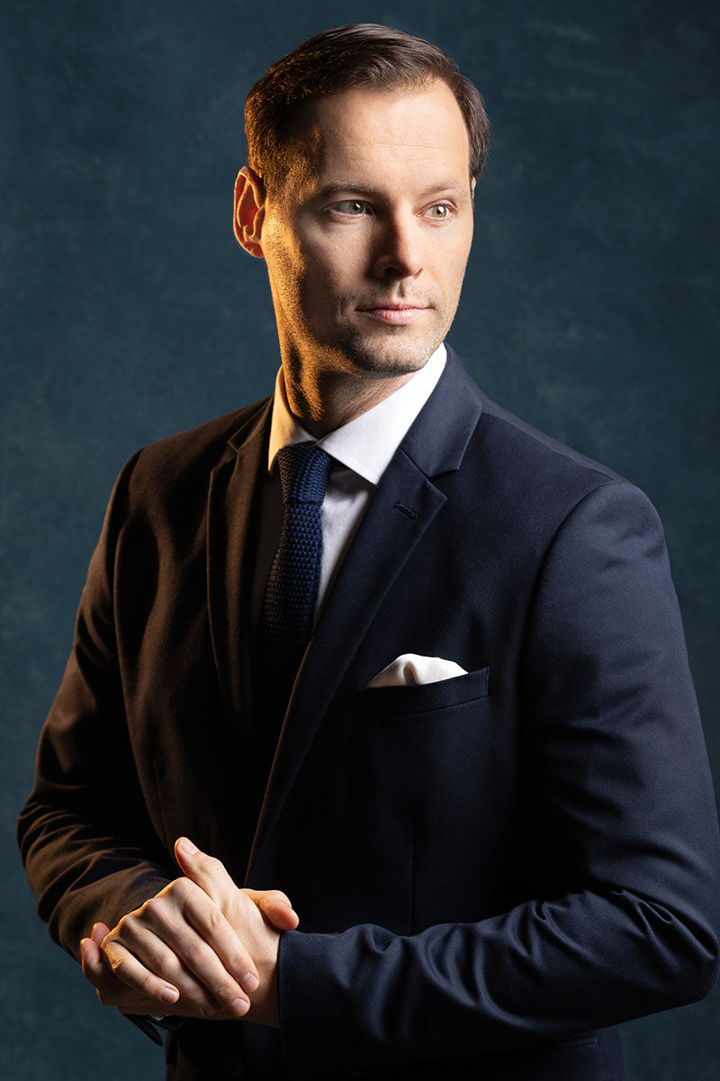 Clotstudio #515 hand-painted canvas backdrop in dark blue green textured, perfect for portrait photography