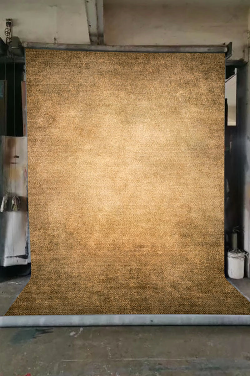Clotstudio #474 hand-painted canvas backdrop in gold textured, perfect for portrait photography