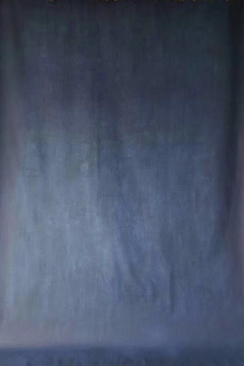Clotstudio Abstract Blue Purple Textured Hand Painted Canvas Backdrop #clot233