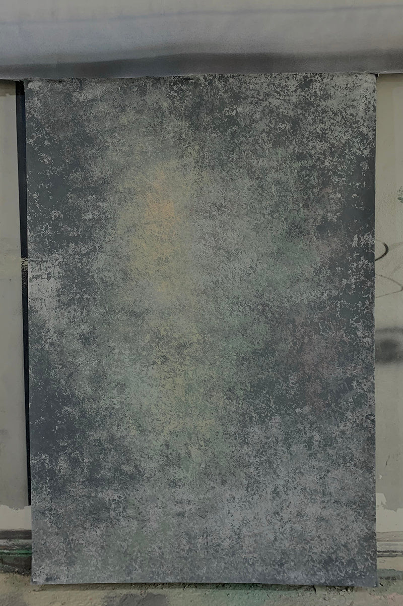 Clotstudio Abstract Grey Textured Hand Painted Canvas Backdrop #clot438