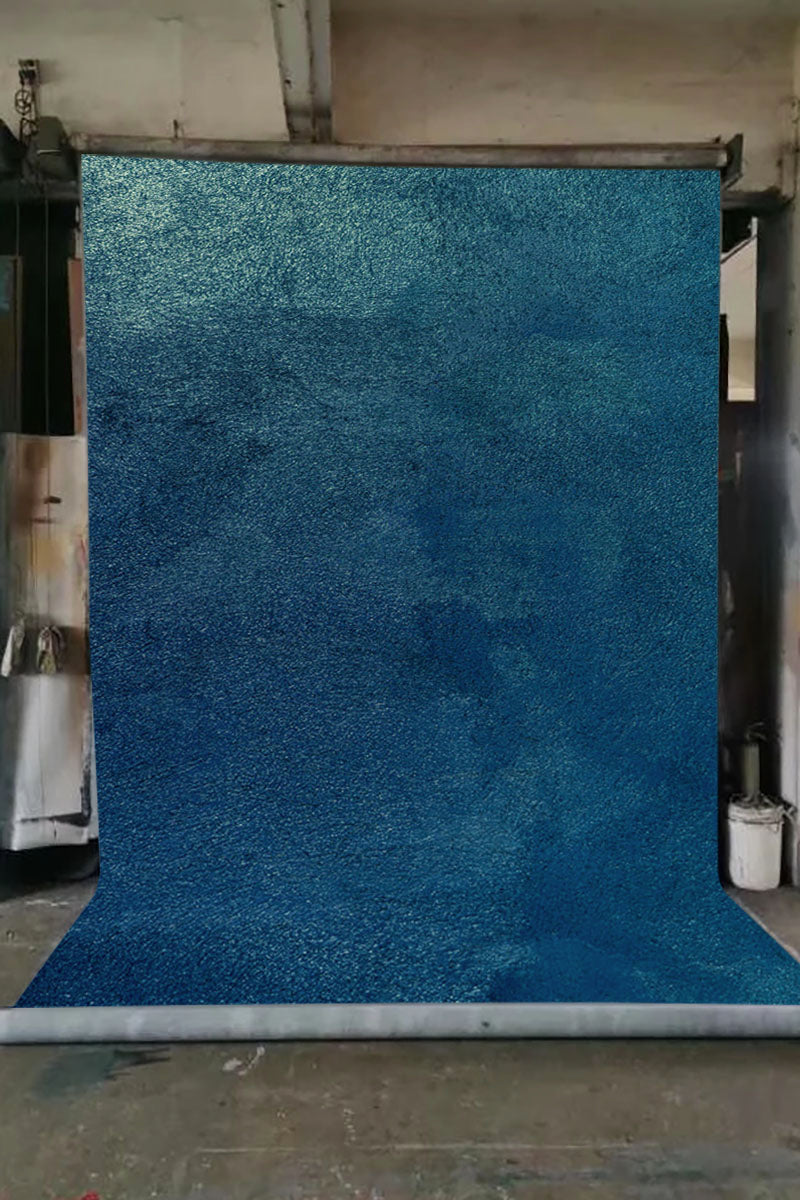 Clotstudio Abstract Blue Green Textured Hand Painted Canvas Backdrop #clot471