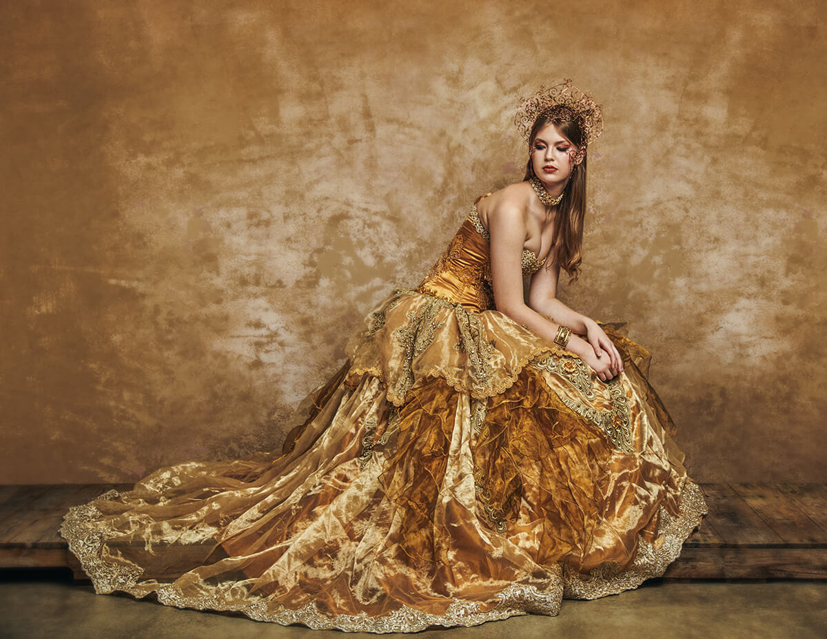 IN STOCK-Clotstudio Abstract Grayish Orange Texture Hand Painted Canvas Backdrop #clot80