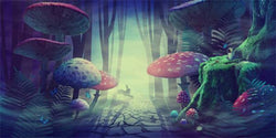 Clotstudio Fairy Mushroom Forest Large Size Stage Backdrop-18