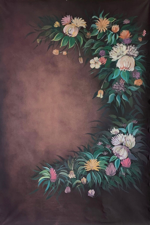 Clotstudio Fine Art Ring Flower Hand Painted Backdrop #clot465