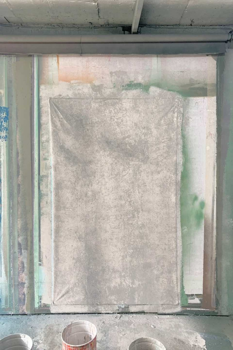Clotstudio Abstract Gray Textured Hand Painted Canvas Backdrop #clot245