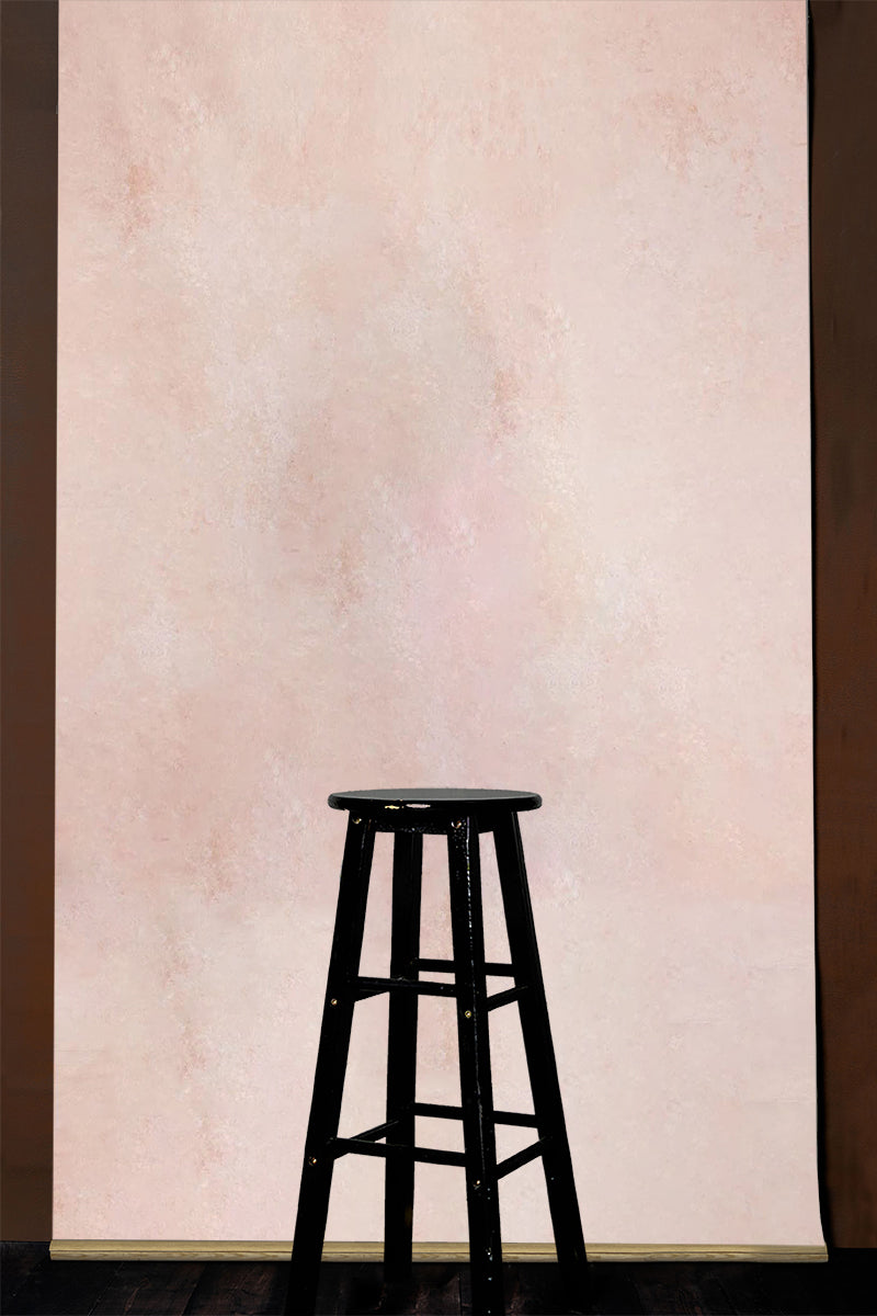 Clotstudio #429 hand-painted canvas backdrop in light pink textured, perfect for portrait photography