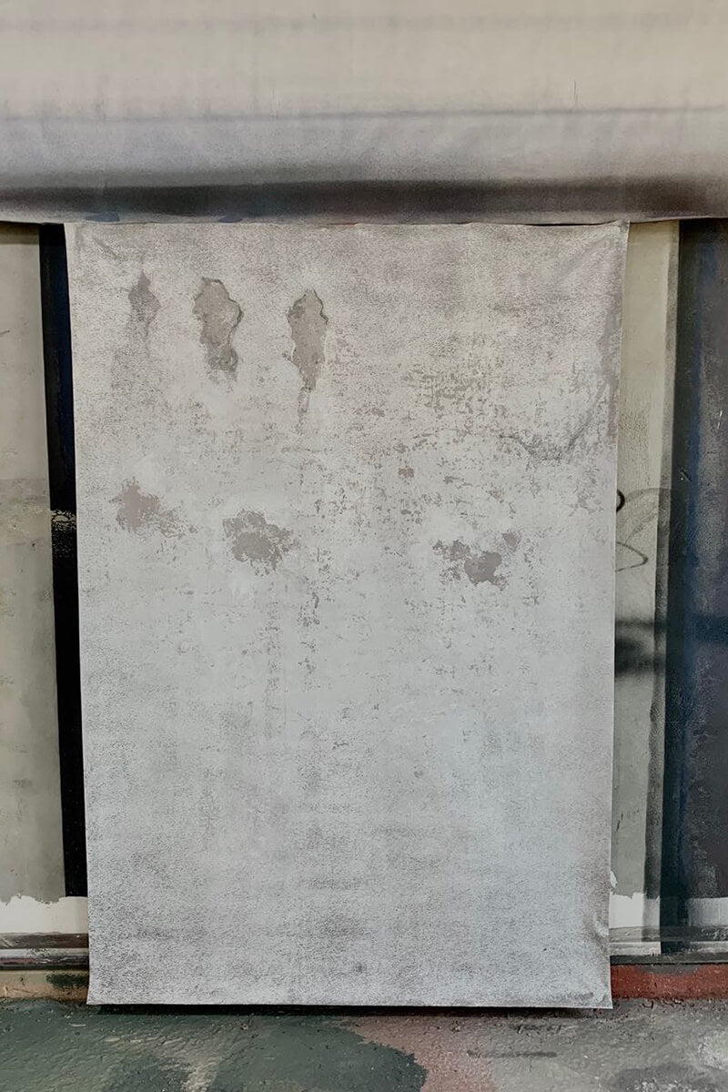 Clotstudio #425 hand-painted canvas backdrop in white textured, perfect for portrait photography