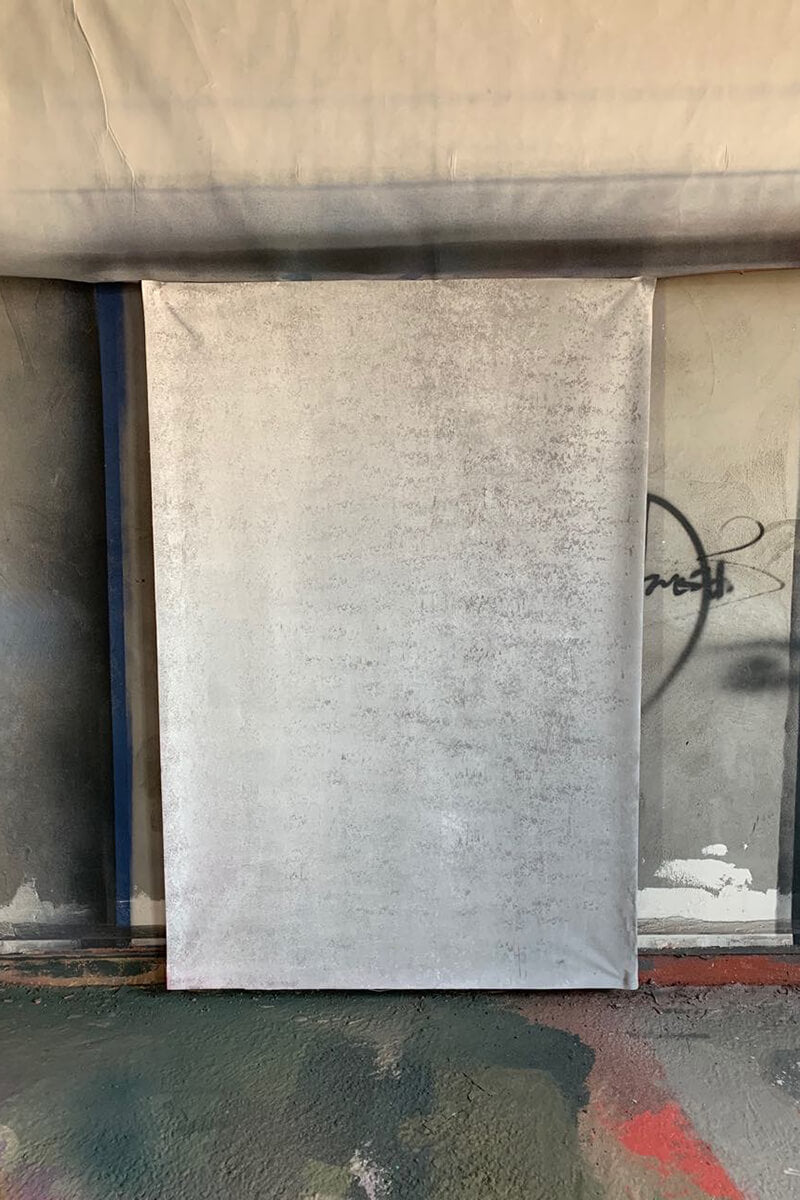 Clotstudio Abstract Grey Beige Textured Hand Painted Canvas Backdrop #clot430