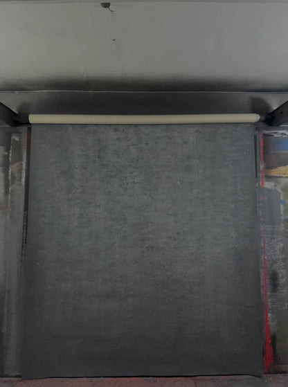 Clotstudio Grey Charcoal Textured Hand Painted Canvas Backdrop #clot583