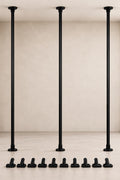 Premium 3-Pole Floor-to-Ceiling Backdrop Stand | Perfect for Corner & Room Setups