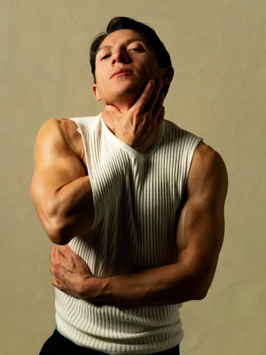 Clotstudio Abstract  Beige Light Gray Textured Hand Painted Canvas Backdrop #clot581