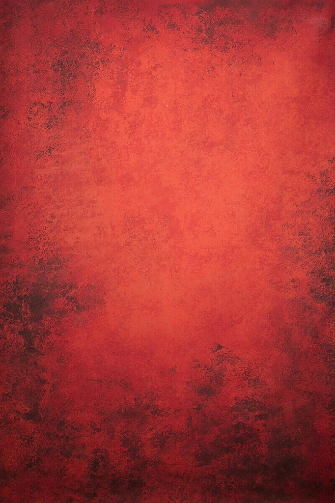 Clotstudio Abstract Dark Red Soft Texture Hand Painted Canvas Backdrop #clot 69