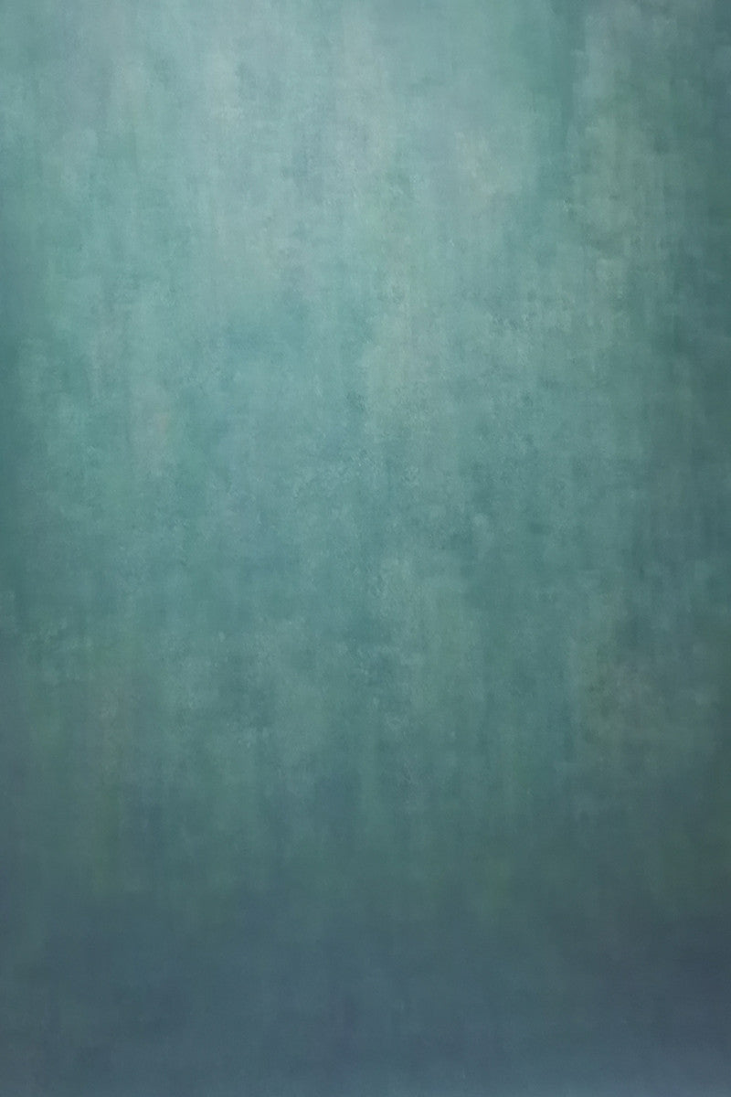 Clotstudio Abstract Lake Green Textured Hand Painted Canvas Backdrop #clot492