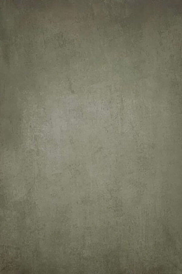 Clotstudio Abstract Warm Green Mid Textured Hand Painted Canvas Backdrop #clot 112