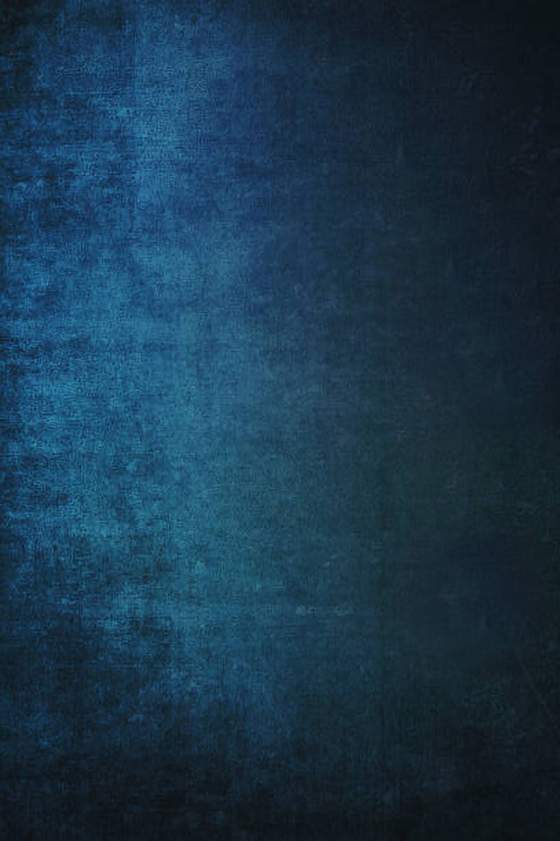 Clotstudio Blue Black Textured Hand Painted Canvas Backdrop #clot538