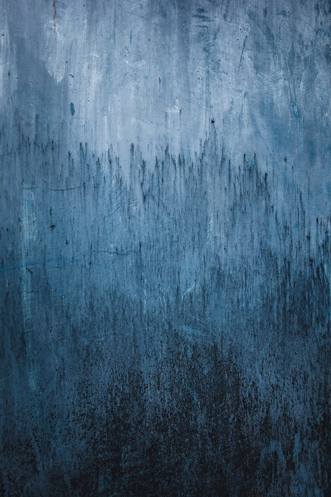 Clotstudio Blue Textured Hand Painted Canvas Backdrop #clot511