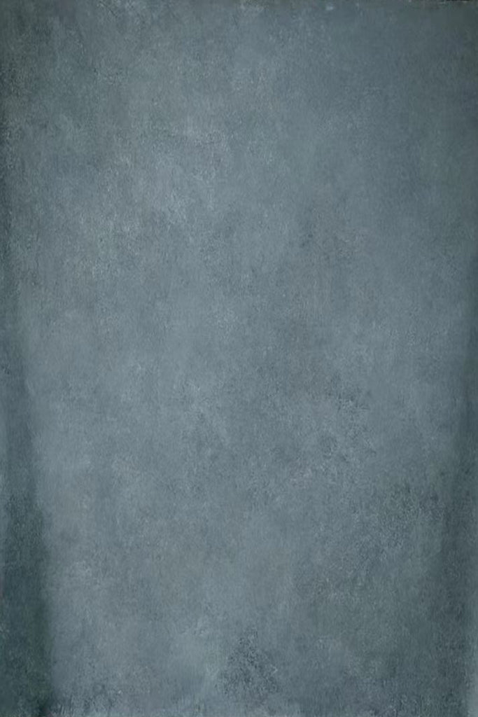 Clotstudio Grey Blue Textured Hand Painted Canvas Backdrop #clot498