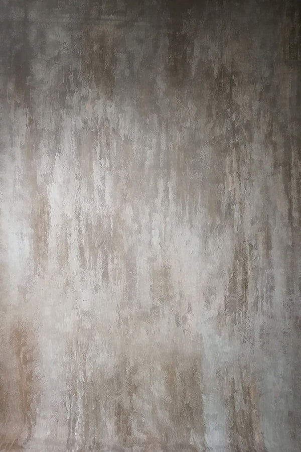Clotstudio Grey Brown Textured Hand Painted Canvas Backdrop #clot493