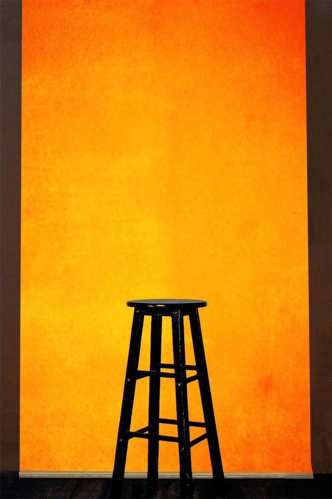 Clotstudio Orange Red Textured Hand Painted Canvas Backdrop #clot530