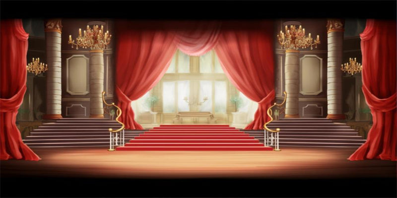 Clotstudio Palace Hall Casinocastle Large Size Stage Backdrop-24