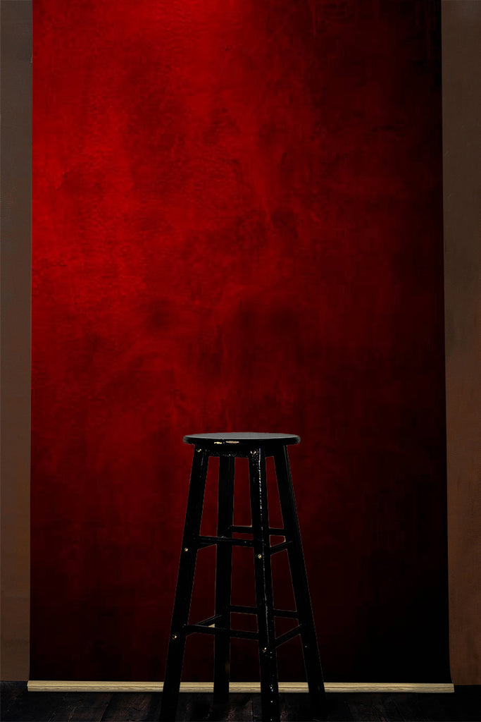 Clotstudio Red Black Textured Hand Painted Canvas Backdrop #clot537