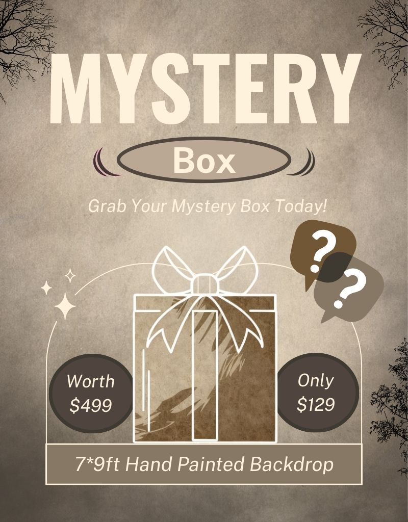 Clotstudio Mystery Box with Hand Painted Backdrop