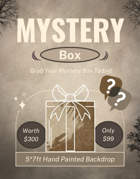 Clotstudio Mystery Box with Hand Painted Backdrop