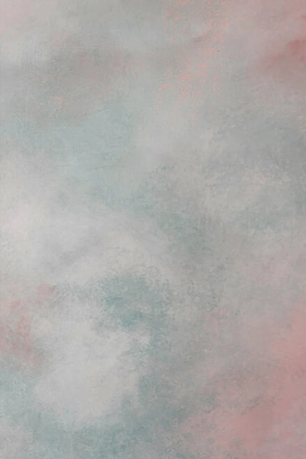 IN STOCK-Clotstudio Abstract Gray Green Pink Textured Hand Painted Canvas Backdrop #clot453