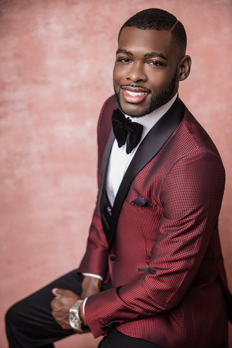 IN STOCK-Clotstudio Abstract Rose Mid Textured Hand Painted Canvas Backdrop #clot98