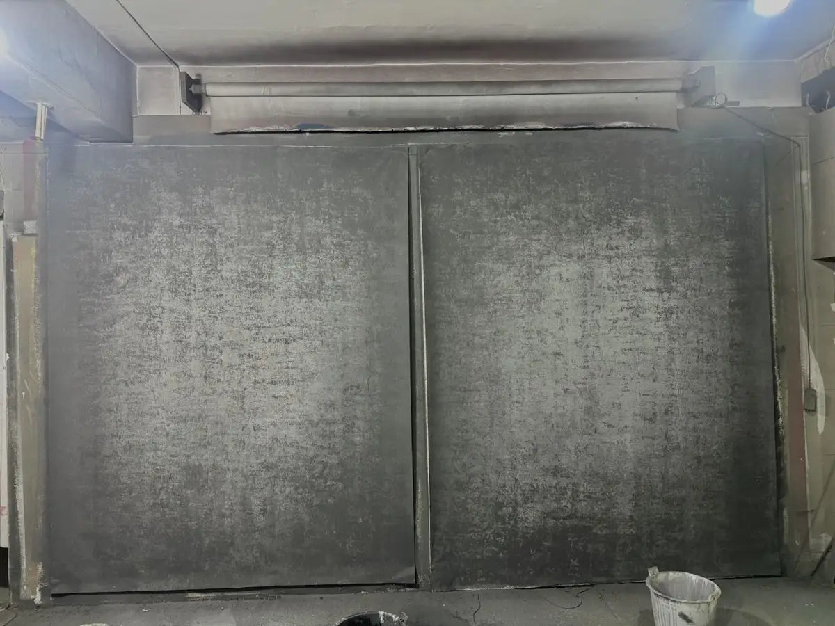 Clotstudio Abstract Gray Spray Textured Hand Painted Canvas Backdrop #clot42