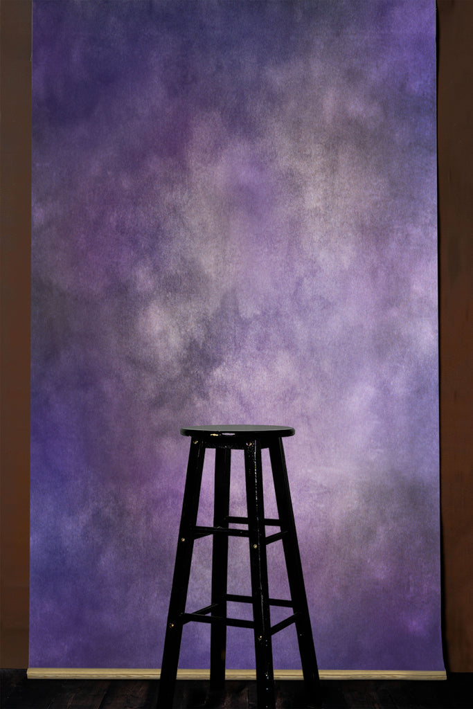 Clotstudio Abstract Purple white Textured Hand Painted Canvas Backdrop #clot437
