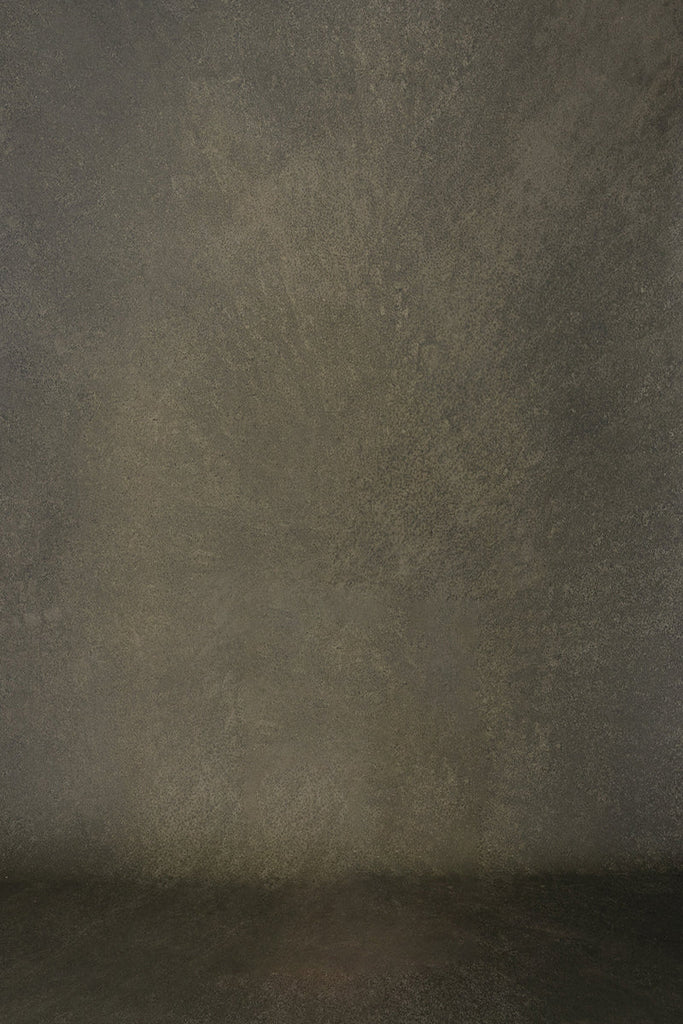 Clotstudio Abstract Dark Gray Yellow Green Textured Hand Painted Canvas Backdrop #clot254