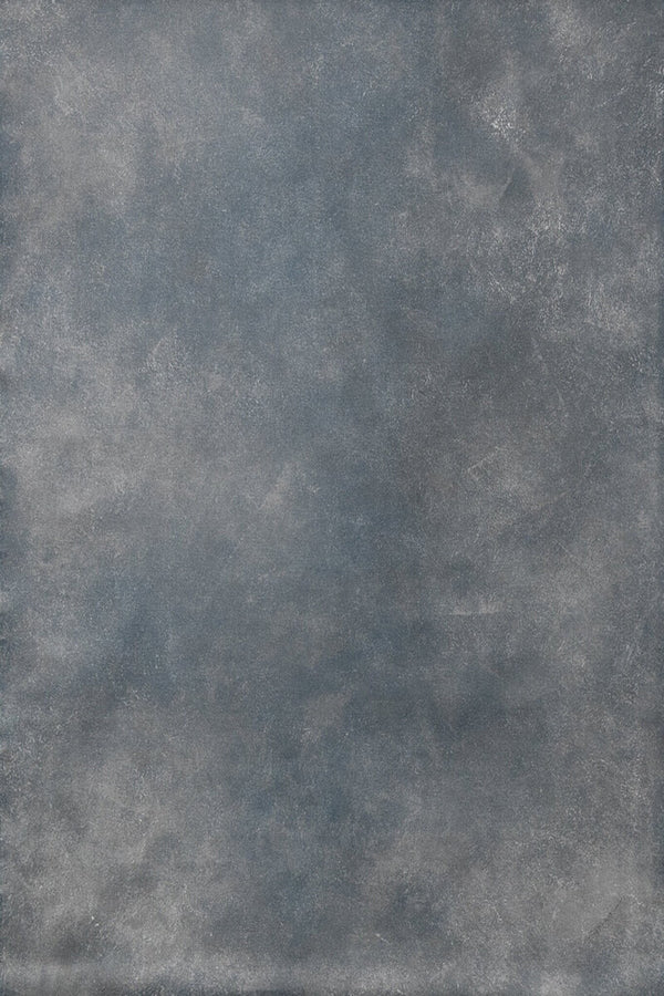 Clotstudio Abstract Gray Blue Textured Hand Painted Canvas Backdrop #clot255