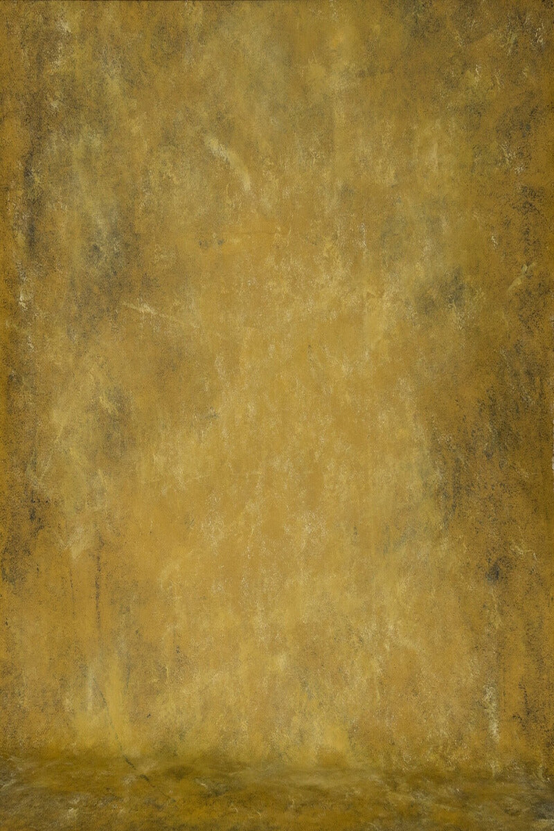 Clotstudio Abstract Ochre Textured Hand Painted Canvas Backdrop #clot229