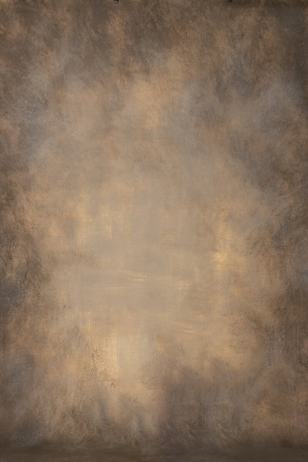 Clotstudio Abstract Brown Textured Hand Painted Canvas Backdrop #clot232