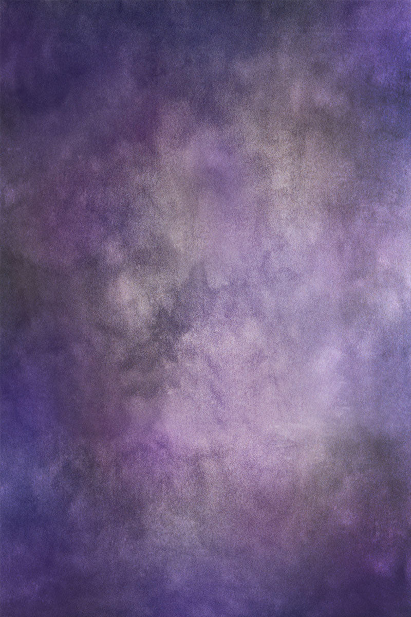 Clotstudio Abstract Purple white Textured Hand Painted Canvas Backdrop #clot437