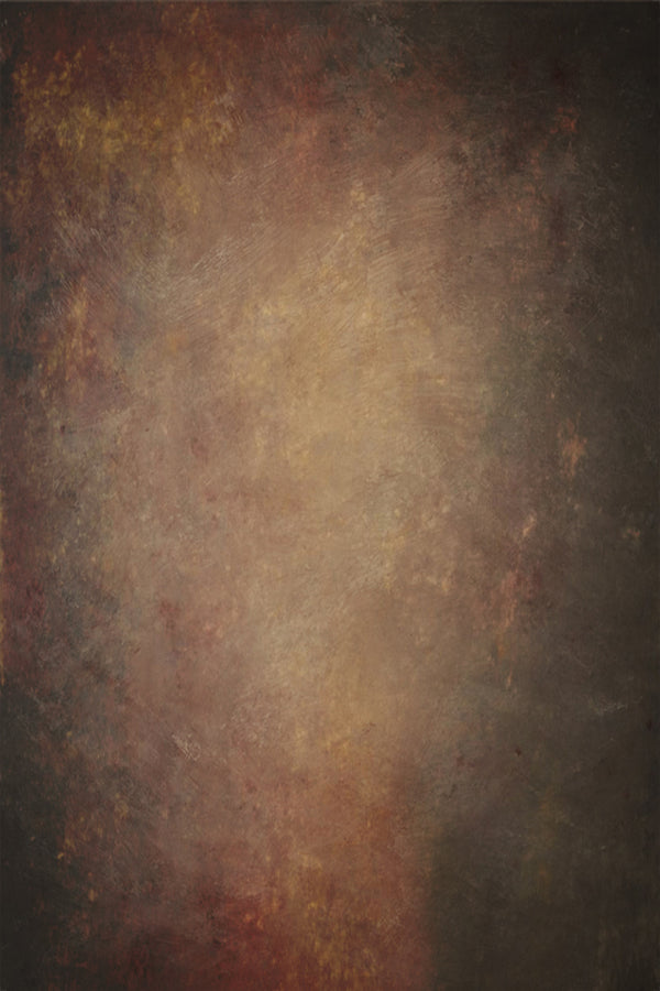 Clotstudio Abstract Orange Black Textured Hand Painted Canvas Backdrop #clot440
