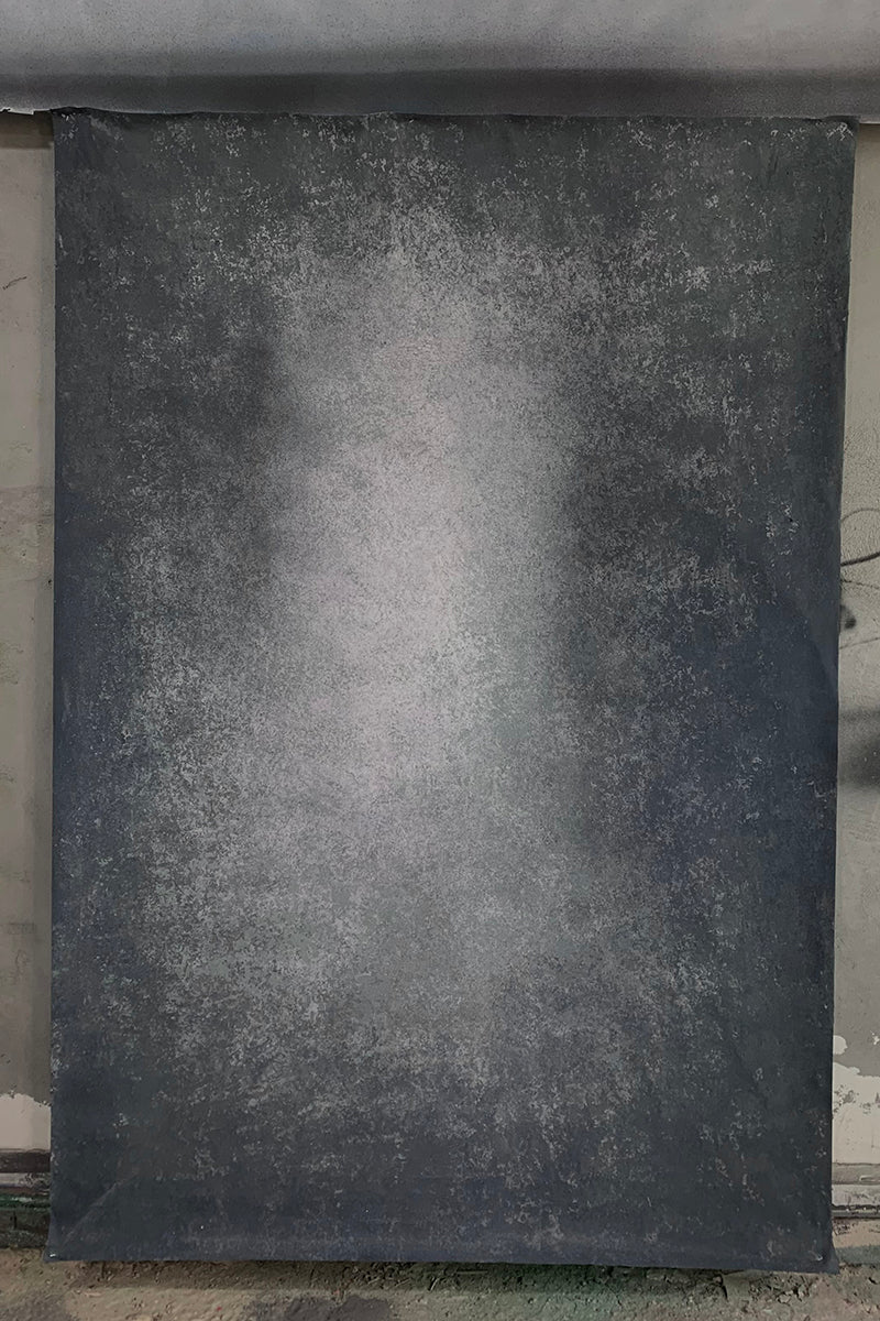 Clotstudio Abstract Black Grey Textured Hand Painted Canvas Backdrop #clot442