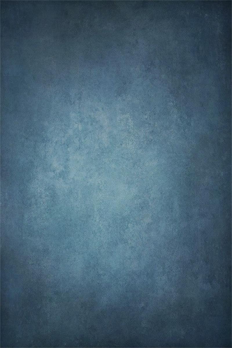 Clotstudio Abstract Blue Textured Hand Painted Canvas Backdrop #clot488