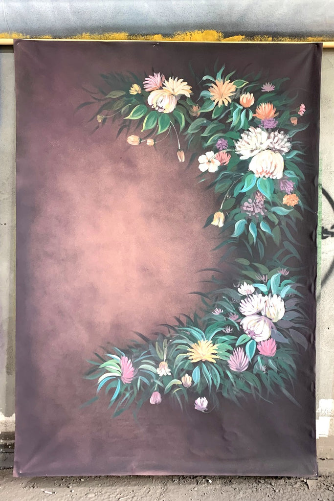 Clotstudio Fine Art Ring Flower Hand Painted Backdrop #clot465