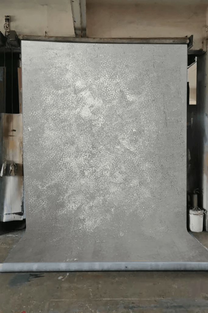 Clotstudio Abstract Light Gray Hand Painted Canvas Backdrop #clot 10