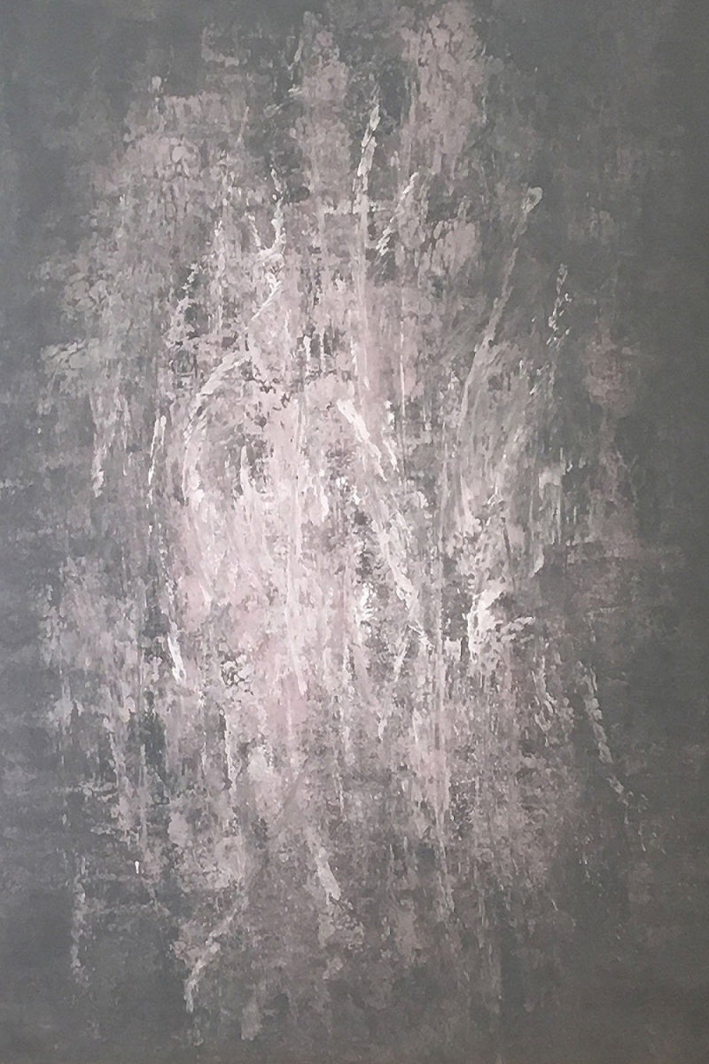 Clotstudio Abstract Dark Grey Light Pink Purple Texture Hand Painted Canvas Backdrop #clot 12