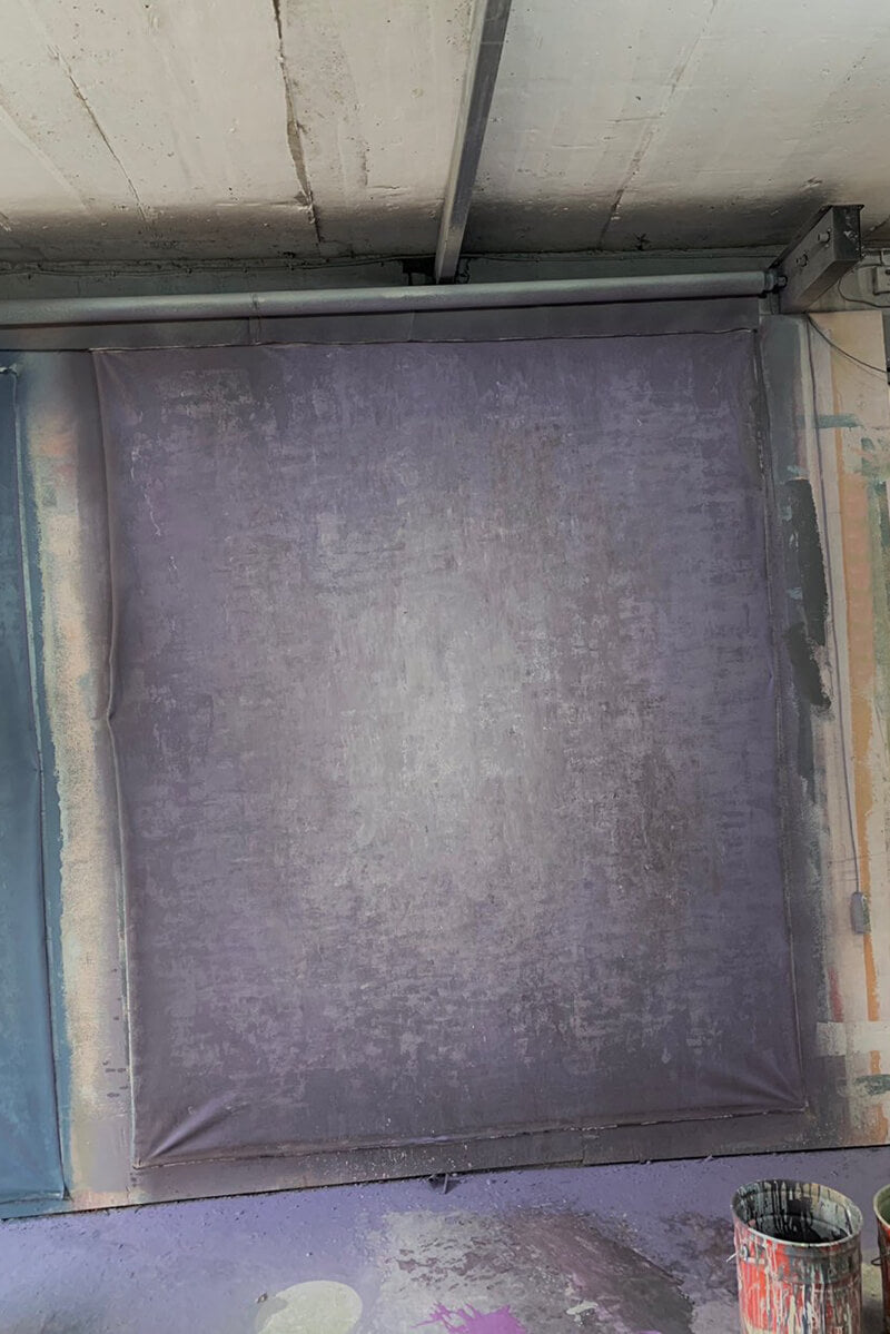 Clotstudio Abstract Purple with Beige Textured Hand Painted Canvas Backdrop #clot 132