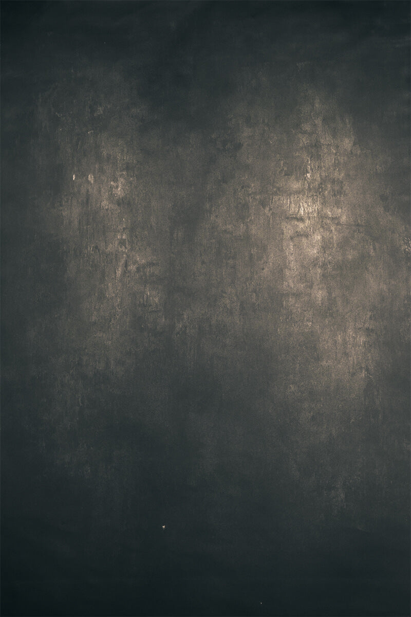 Clotstudio Abstract Dark Cyan with Grayish Orange Textured Hand Painted Canvas Backdrop #clot142