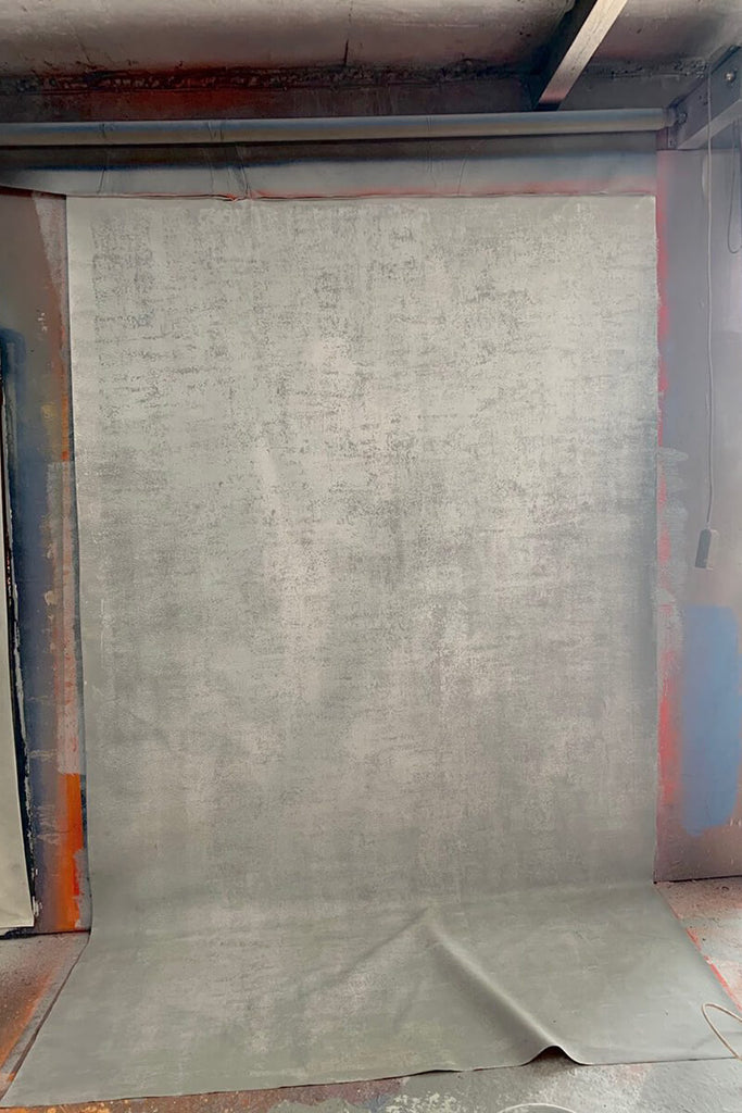 Clotstudio Abstract Grey Beige Textured Hand Painted Canvas Backdrop #clot193