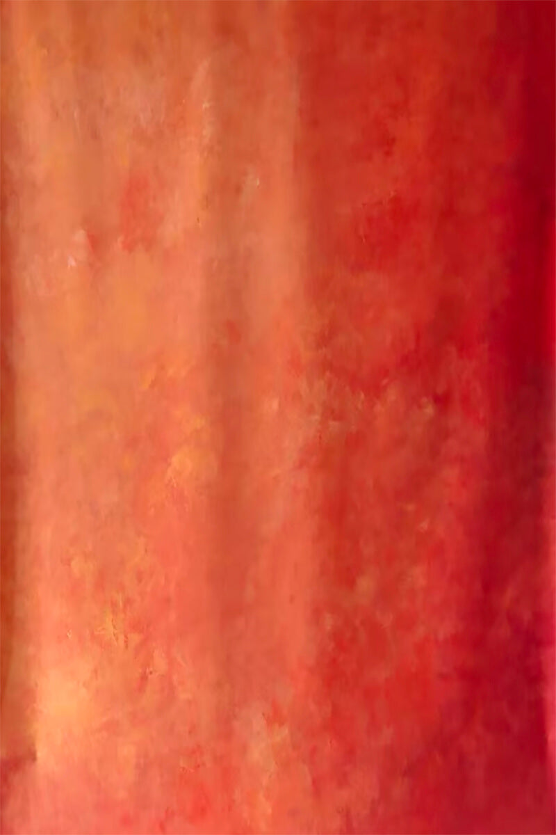 Clotstudio Abstract Orange Red Textured Hand Painted Canvas Backdrop #clot198