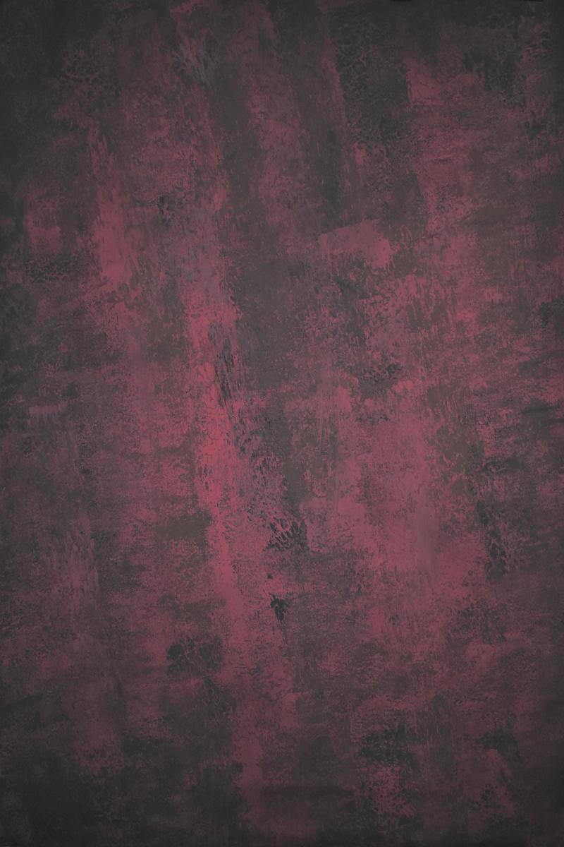 Clotstudio Abstract Dark Red Black Spray Textured Hand Painted Canvas Backdrop #clot 3