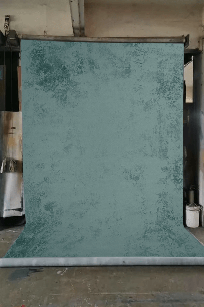 Clotstudio Abstract Cade Blue Spray Textured Hand Painted Canvas Backdrop #clot 4