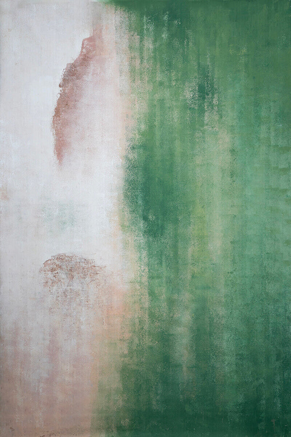 RTS-Clotstudio Abstract Beige Green Soft Texture Hand Painted Canvas Backdrop #clot 72